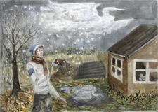 Кукушкина Кристина, 16 лет "Первый день зимы" Преподаватель Шевченко М.С.