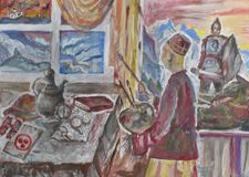 Иванова Валерия, 13 лет В мастерской Н.К. Рериха