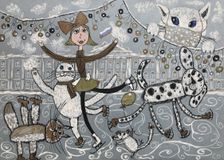 Крамзюк Мария, 7лет "Невероятная зимняя сказка..." Преподаватель Плотникова И.Н.